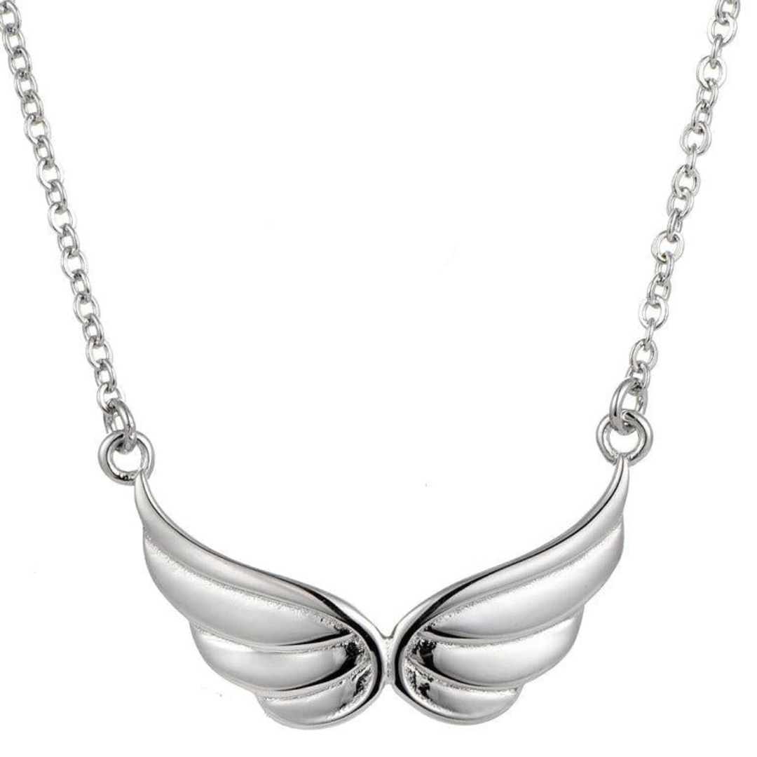 Sideways angel 2025 wing necklace