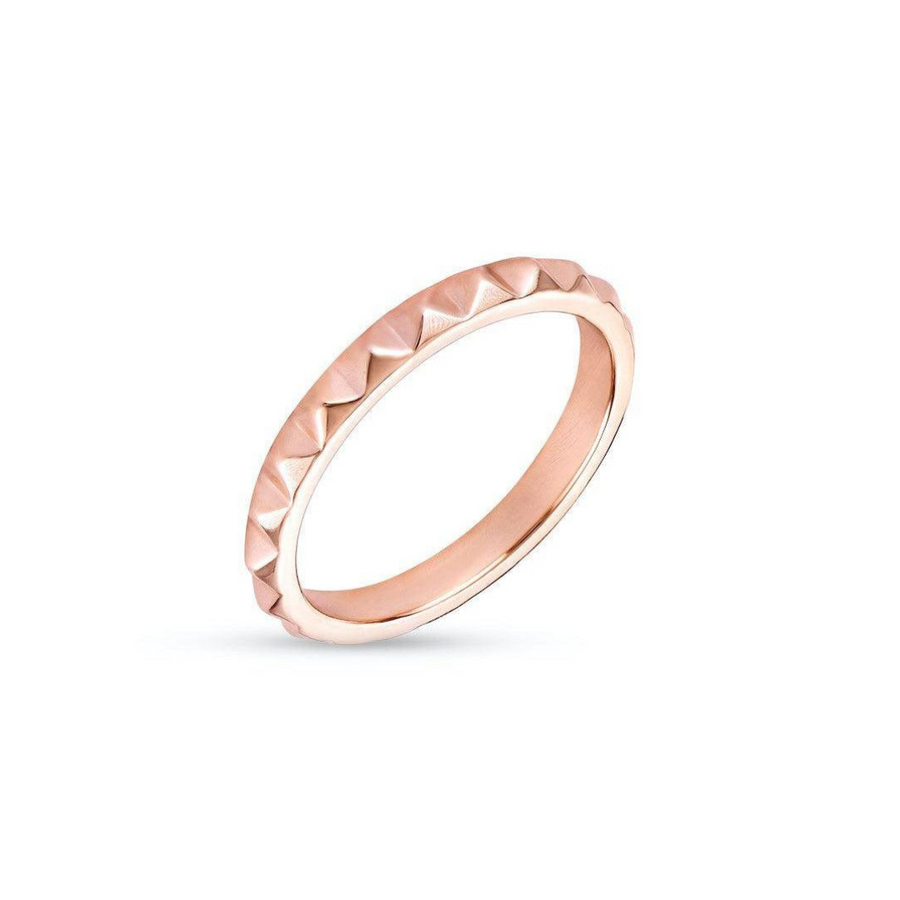 18K Rose Gold Vermeil Geometrical Ring
