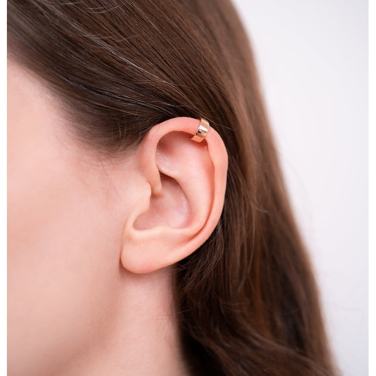 18K Rose Gold Vermeil Ear Cuff