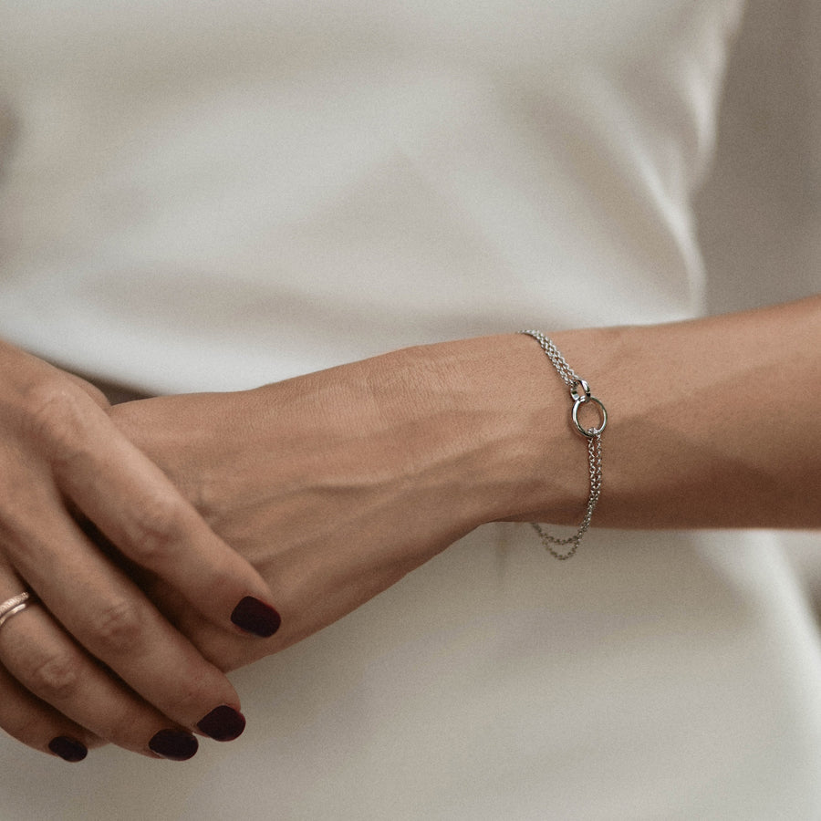 Sterling Silver Circle of Life Bracelet