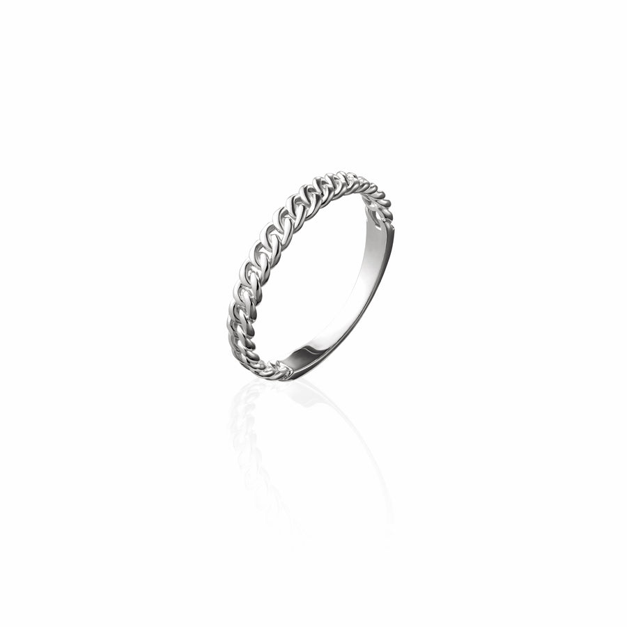 Sterling Silver Chain Ring