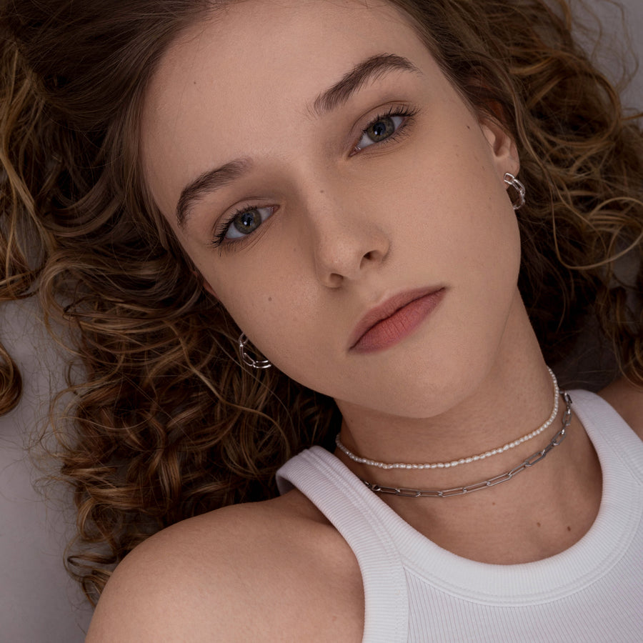 Sterling Silver Link Necklace