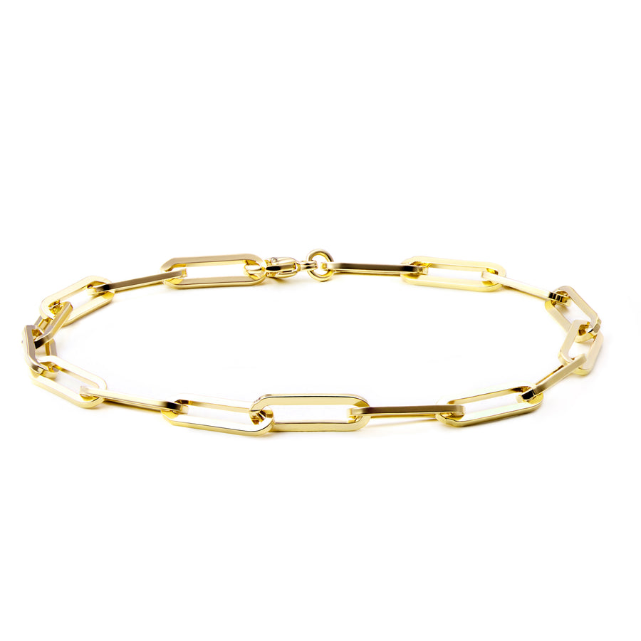 18K Gold Vermeil Link Bracelet