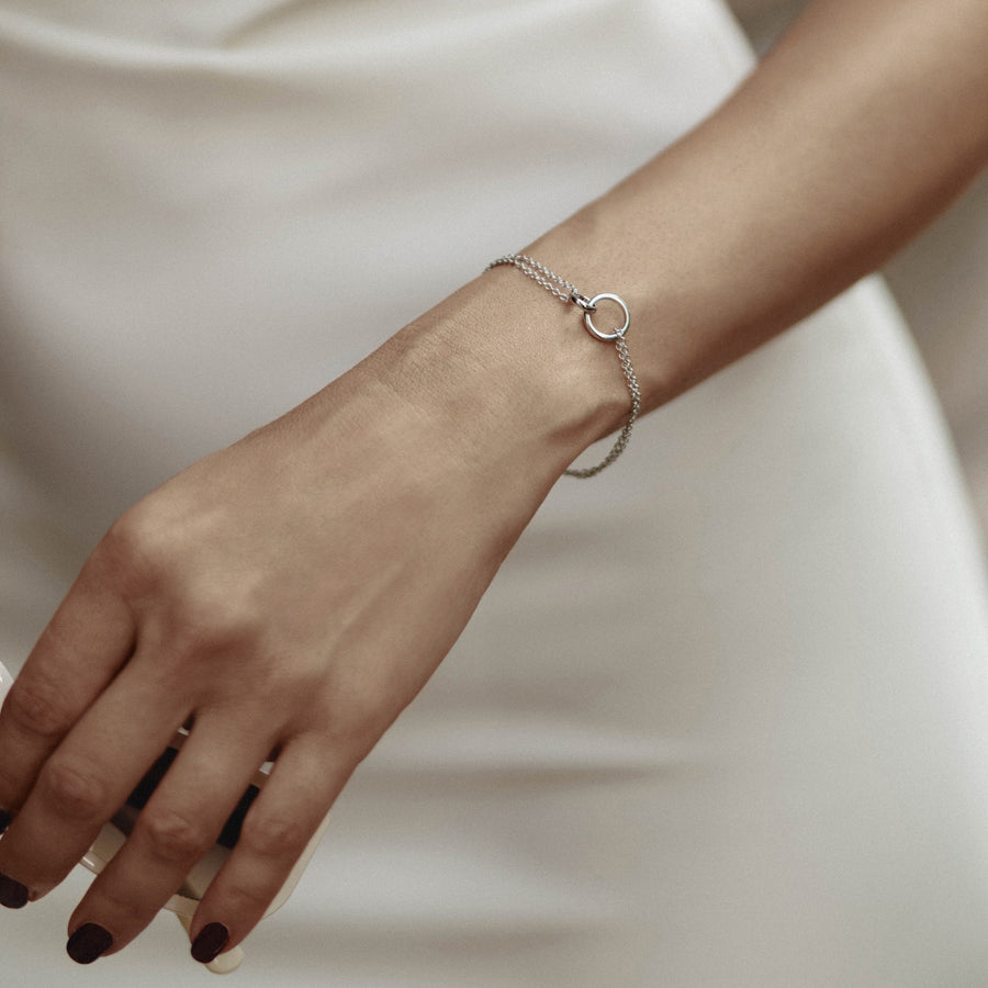 Sterling Silver Circle of Life Bracelet