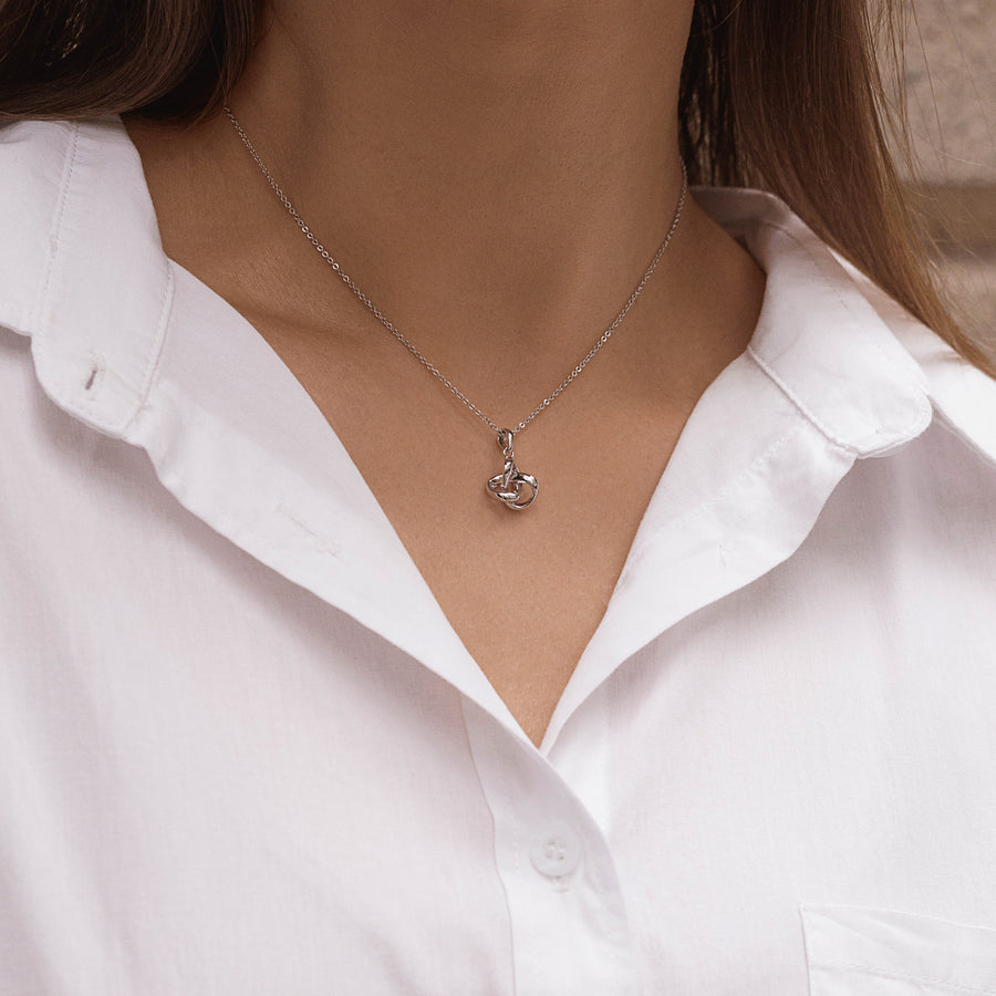 Sterling Silver Knot Necklace