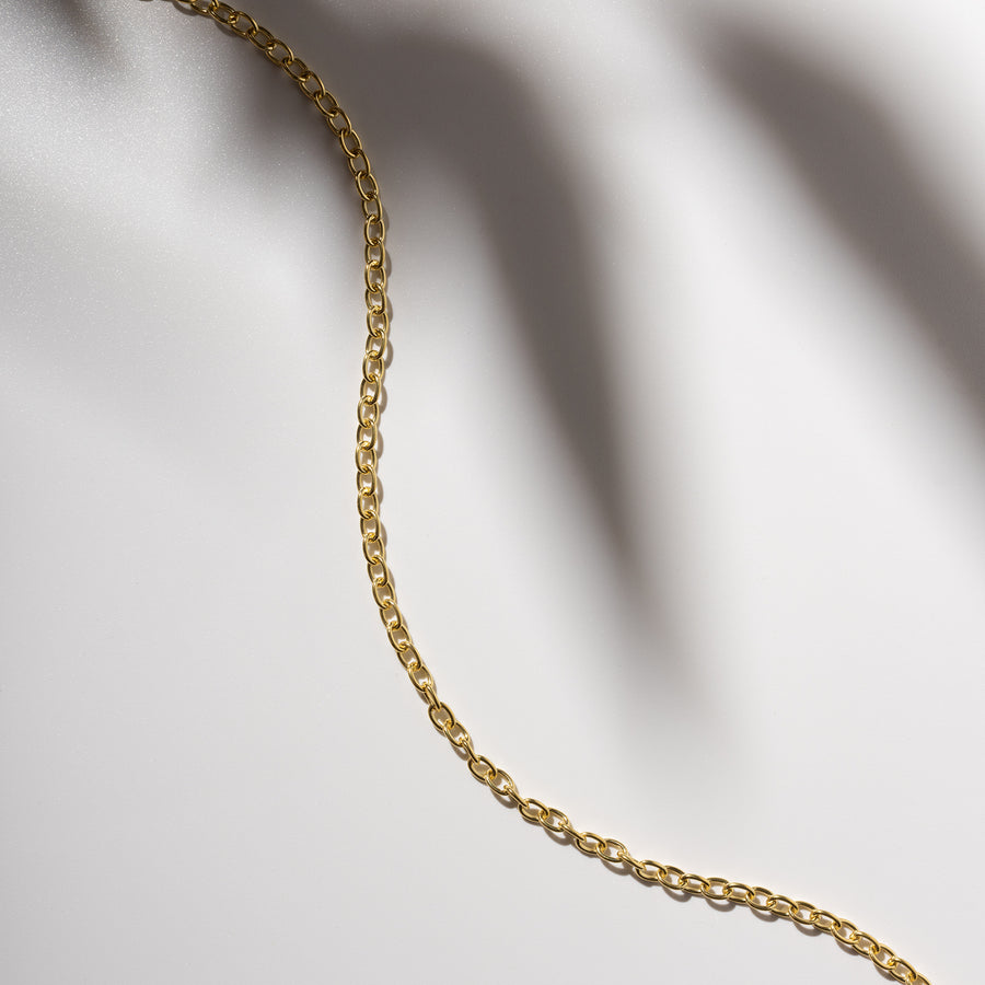 18K Gold Vermeil Link Necklace