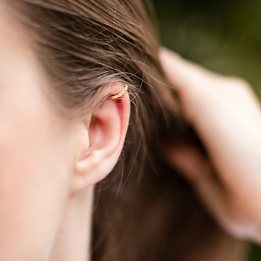 18K Gold Vermeil Ear Cuff