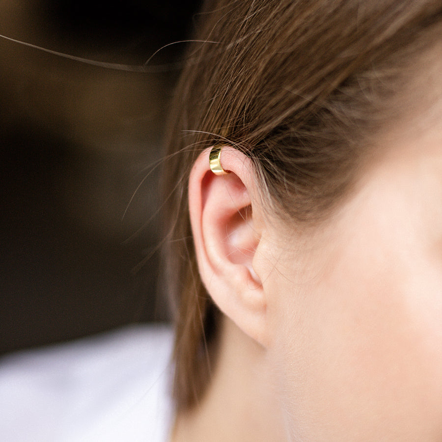 18K Gold Vermeil Ear Cuff