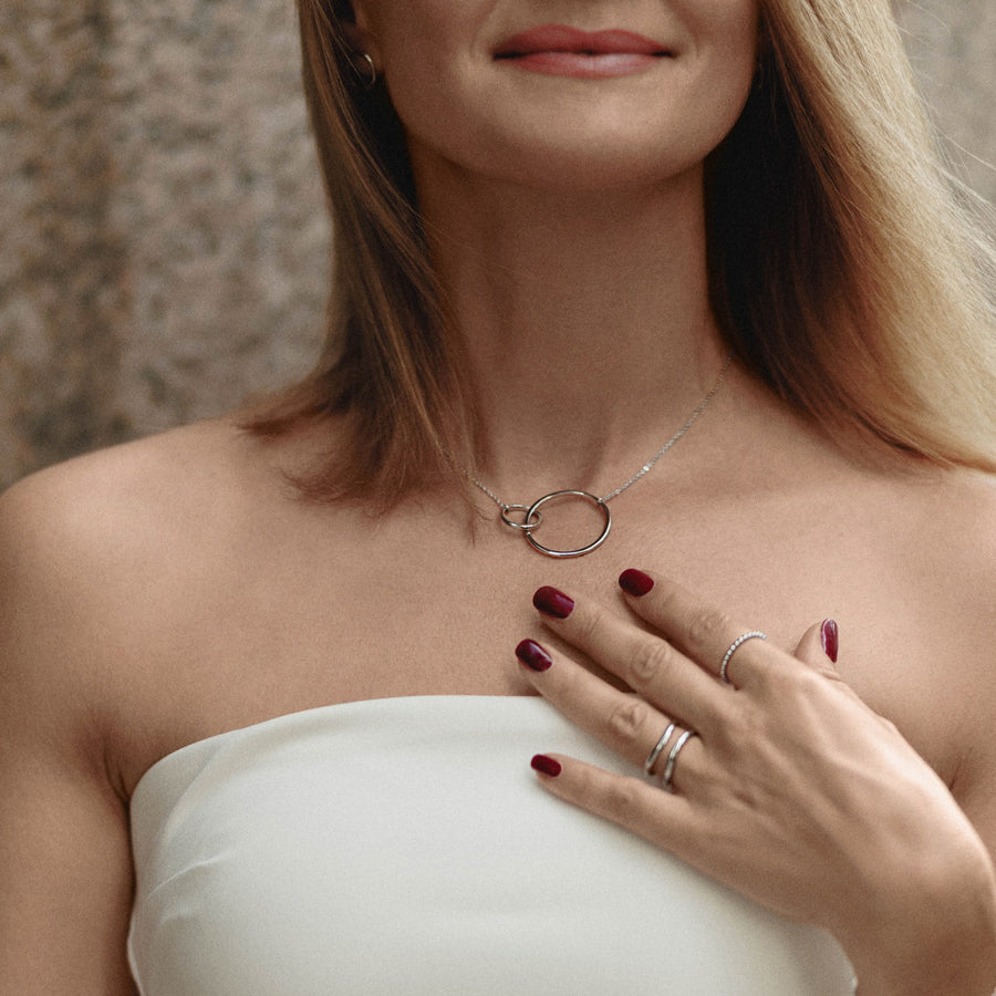 Sterling Silver Circle of Life Necklace