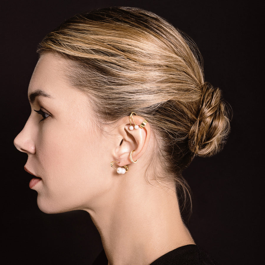 18K Gold Vermeil Ear Cuff