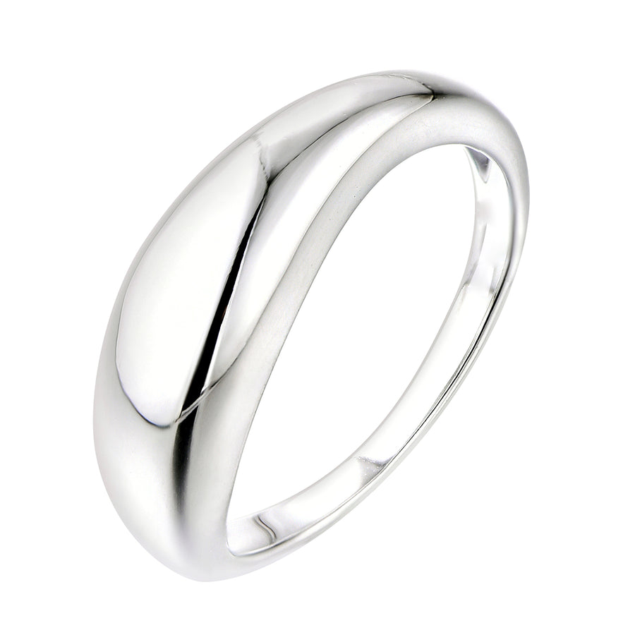 Sterling Silver Puffed Ring