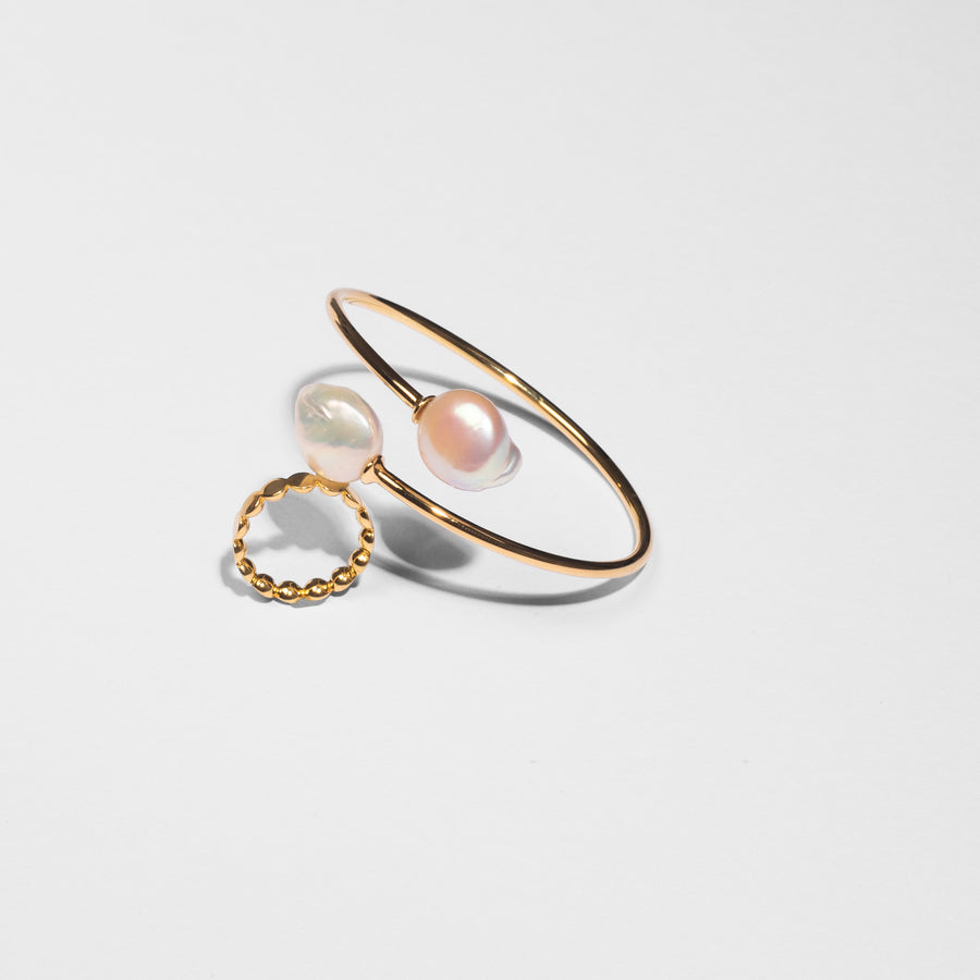 18K Gold Vermeil Bubble Ring