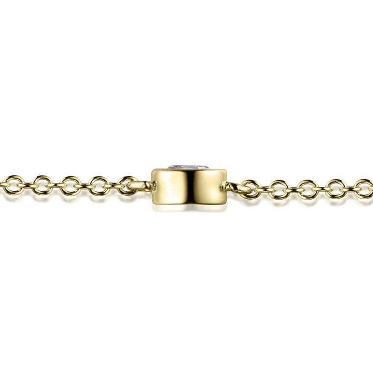 Gold Vermeil Bracelet | White Topaz Bracelet | AYMÉE