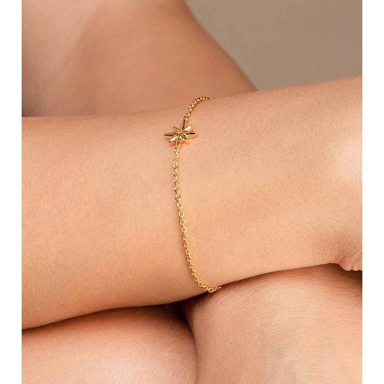 18K Gold Vermeil Star Bracelet