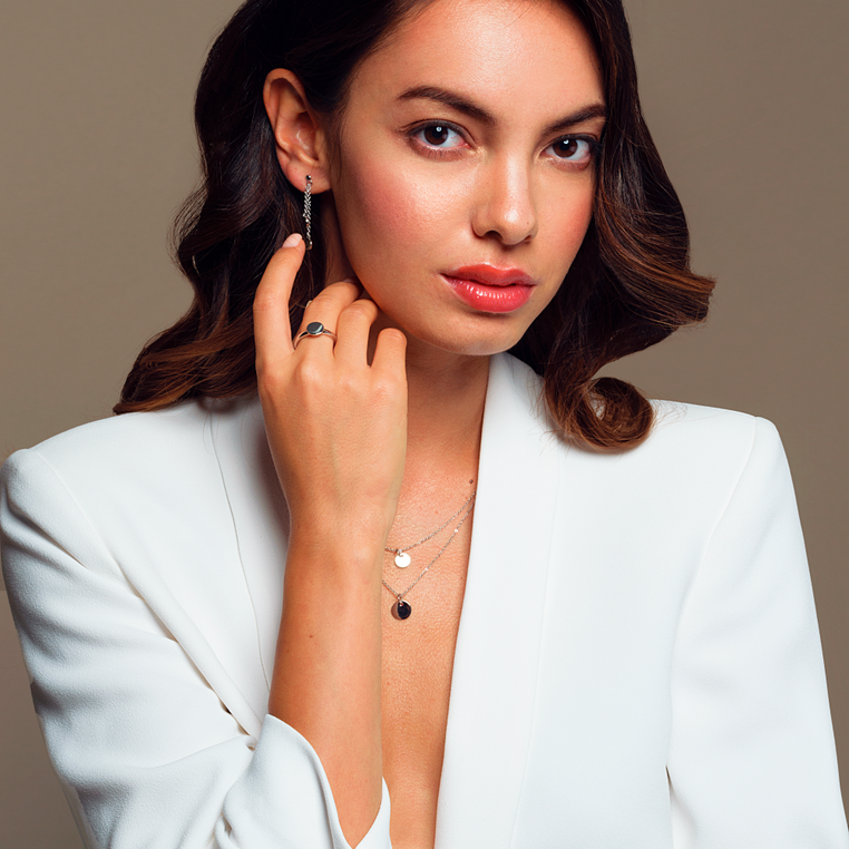 Sterling Silver Dangling Earrings