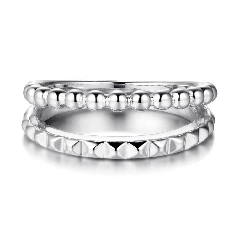 Sterling Silver Textured Ring
