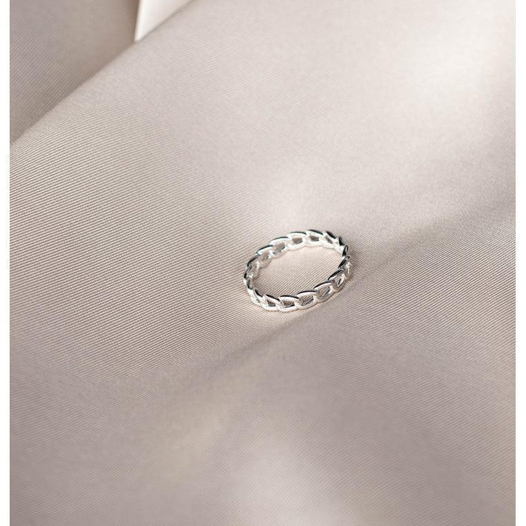 Sterling Silver Chain Ring