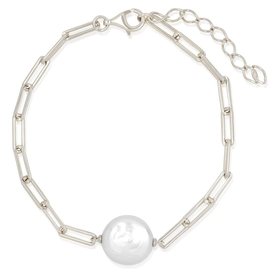Sterling Silver Pearl Bracelet