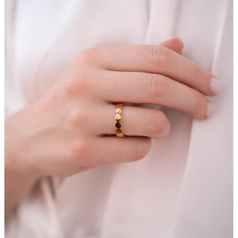 18K Gold Vermeil Bubble Ring
