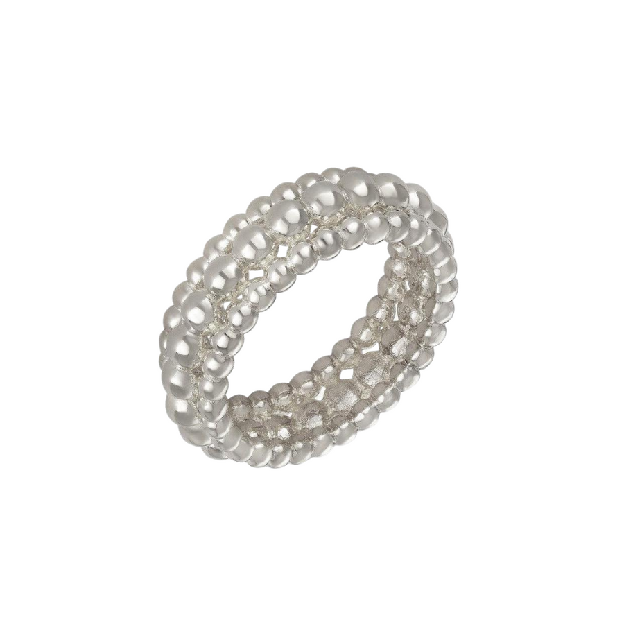 Sterling Silver Bubble Ring