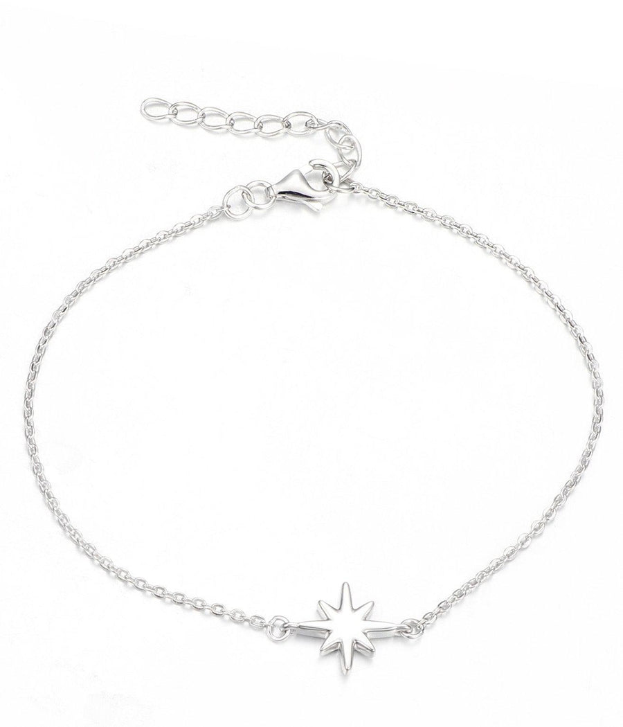 Sterling Silver Star Bracelet