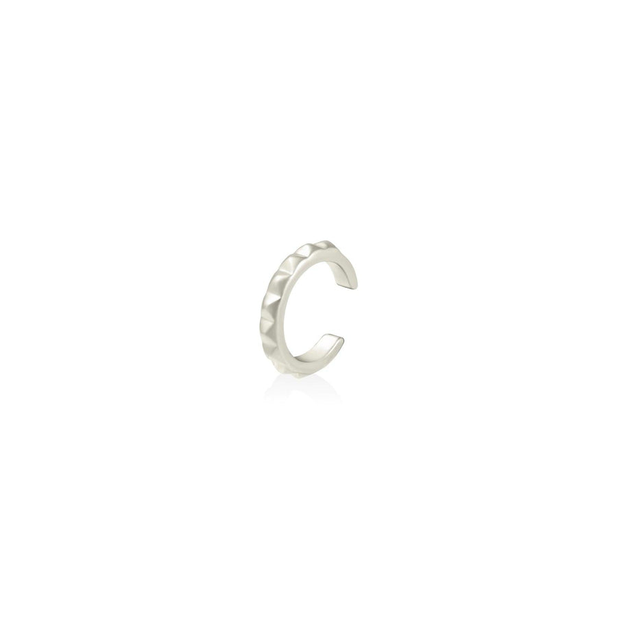 Sterling Silver Textured Ear Cuff