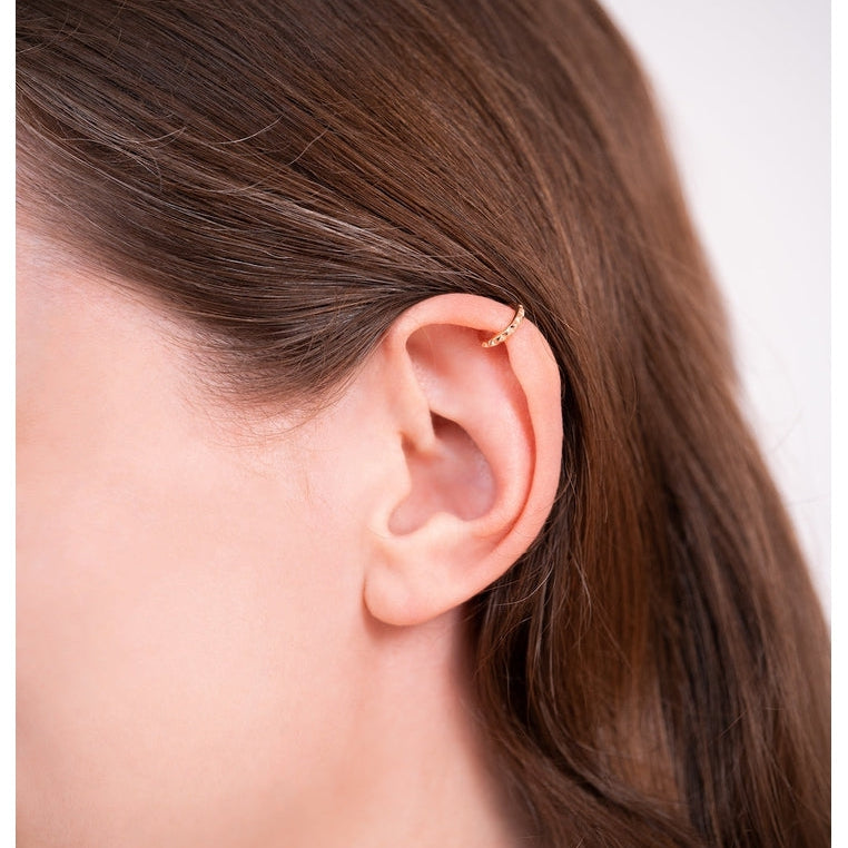 18K Rose Gold Vermeil Ear Cuff
