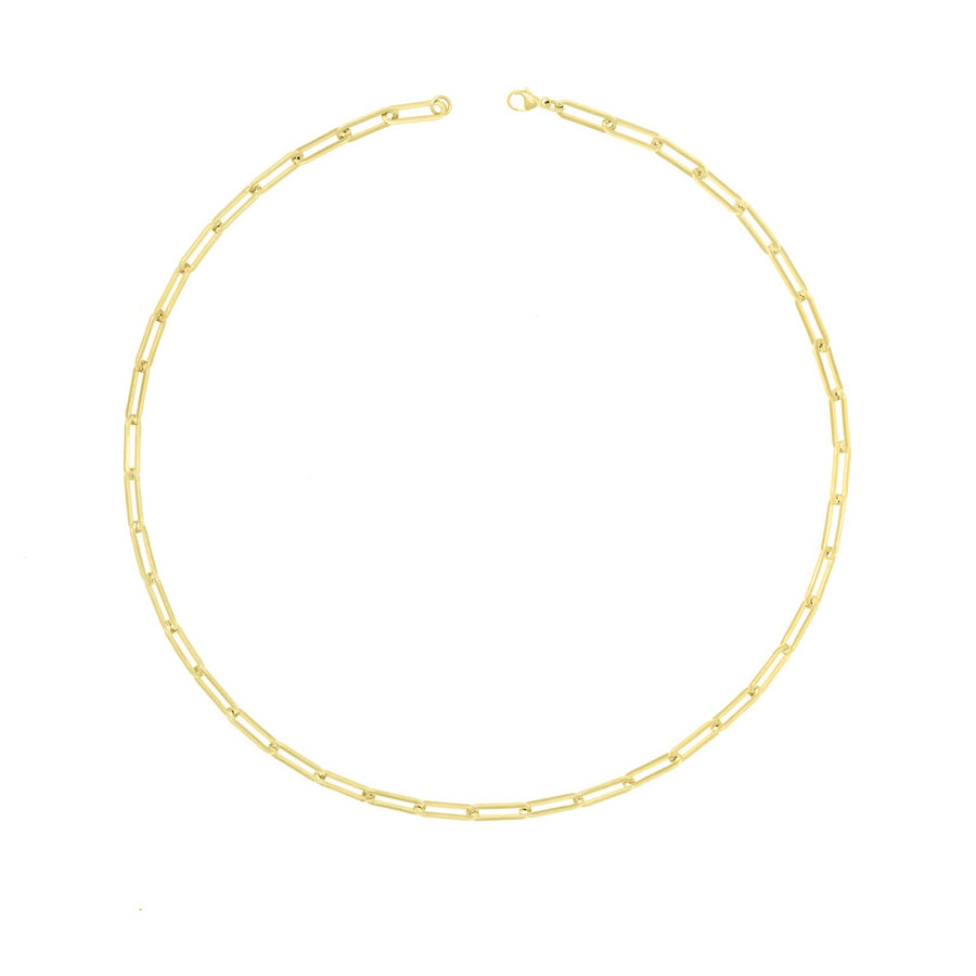 18K Gold Vermeil Link Necklace