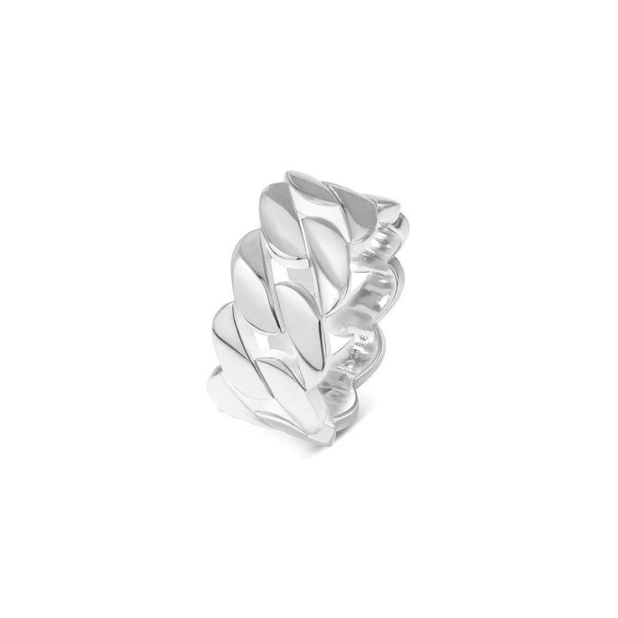 Sterling Silver Chunky Chain Ring