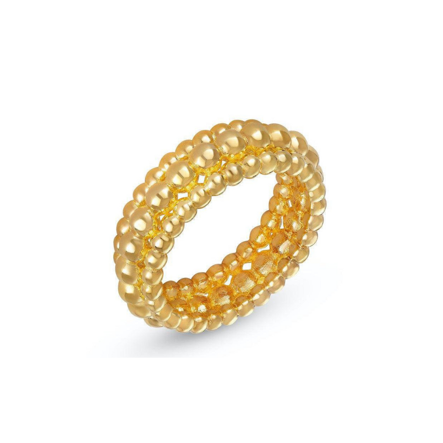 18K Gold Vermeil Bubble Ring